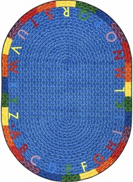 Joy Carpets Kid Essentials Alphabet Braid Multi